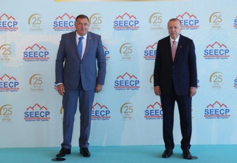 Dodik i Erdogan - Dodik: Јasno sam rekao da BiH nema suglasnost za put u NATO